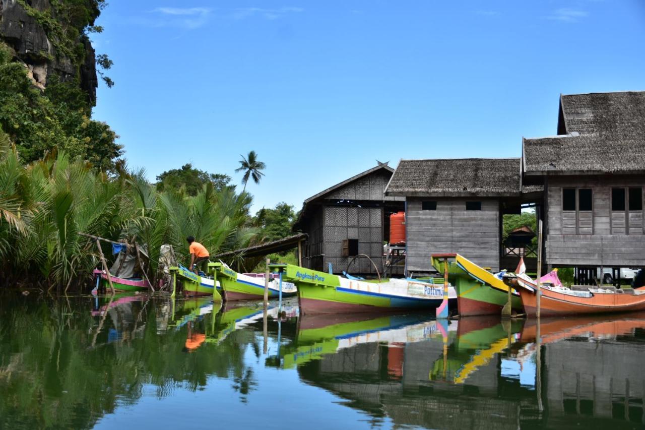 Kampoeng Karst Rammang Rammang Pension Kasijala Buitenkant foto