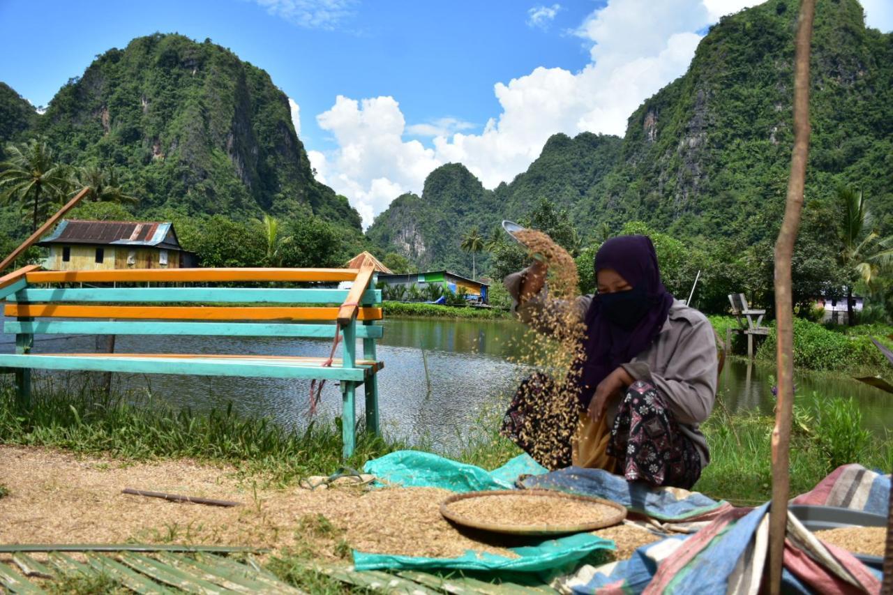 Kampoeng Karst Rammang Rammang Pension Kasijala Buitenkant foto